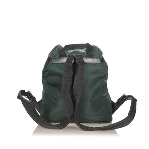 Tessuto Drawstring Backpack Green - Bag Religion