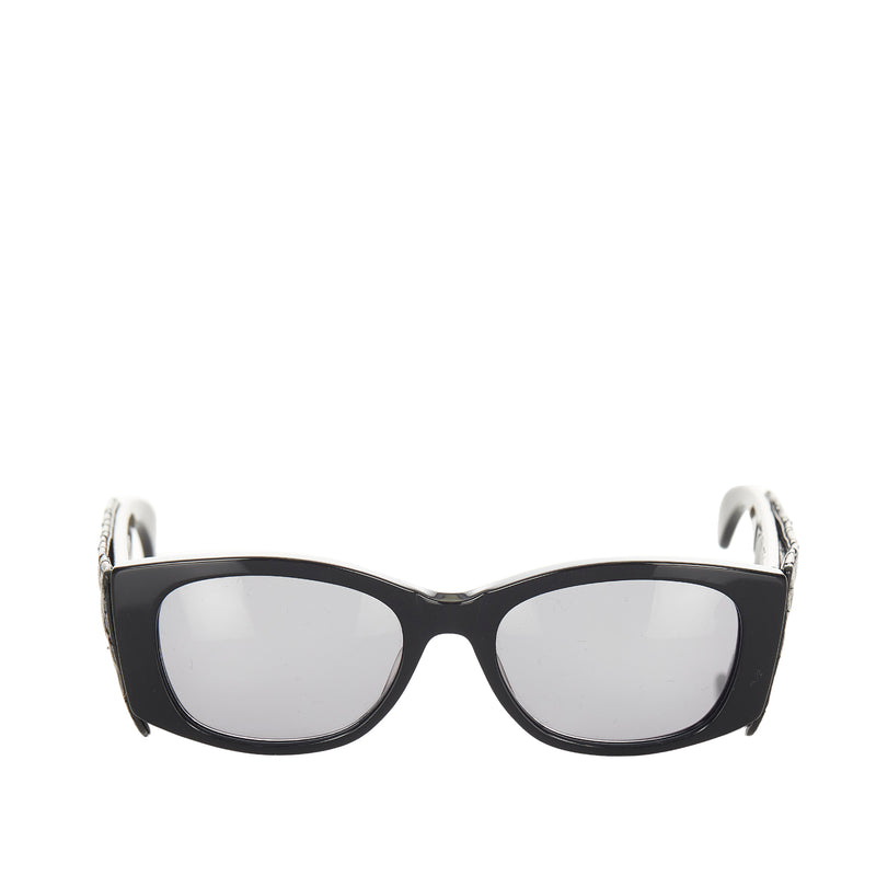 Round Tinted Sunglasses Black - Bag Religion