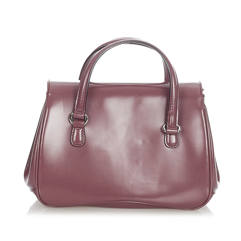 Lady Lock Leather Handbag Red - Bag Religion