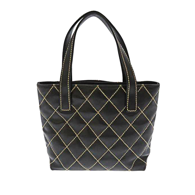 Chanel Wild Stitch Leather Tote Bag – Bag Religion