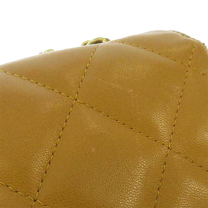 CC Timeless Lambskin Leather Flap Bag Brown - Bag Religion
