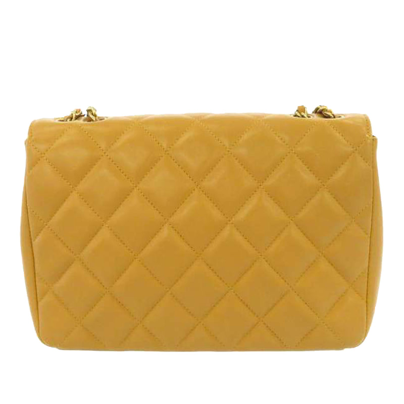 CC Timeless Lambskin Leather Flap Bag Brown - Bag Religion
