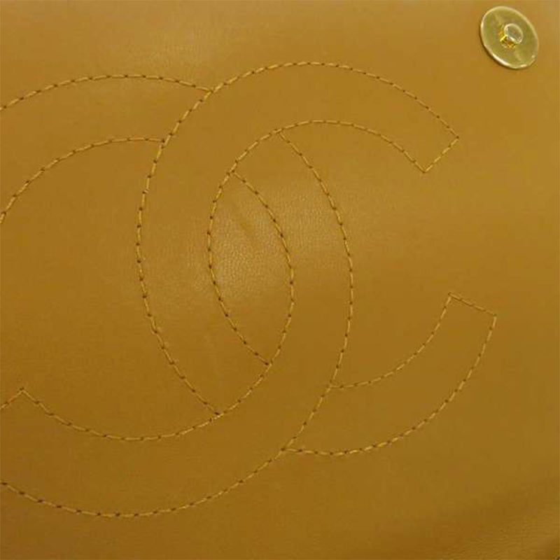 CC Timeless Lambskin Leather Flap Bag Brown - Bag Religion