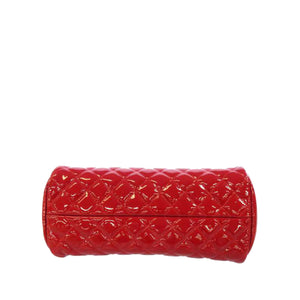 Mademoiselle Patent Leather Bowling Bag Red - Bag Religion
