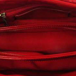 Mademoiselle Patent Leather Bowling Bag Red - Bag Religion