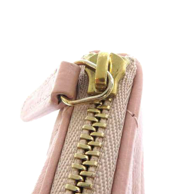 Chevron Leather Clutch Bag Pink - Bag Religion