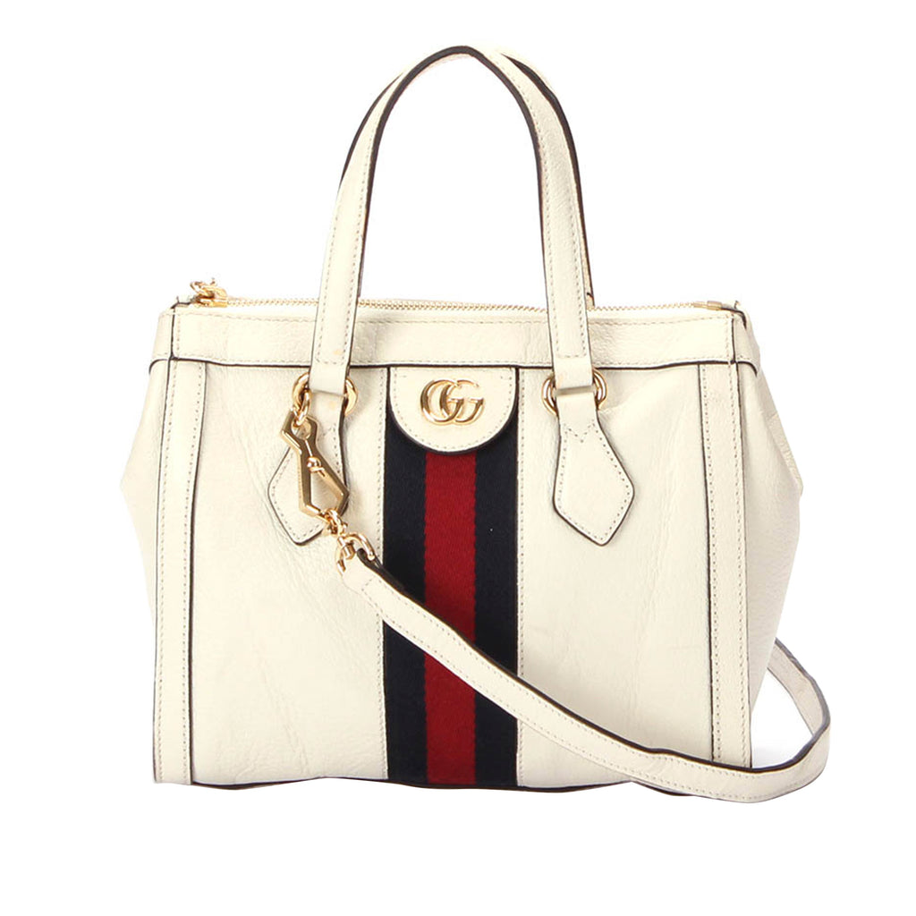 Ophidia Leather Satchel White - Bag Religion