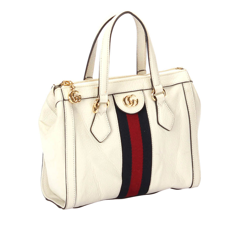 Ophidia Leather Satchel White - Bag Religion