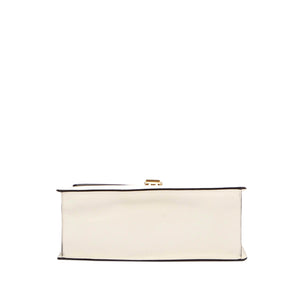 Sylvie Leather Satchel White - Bag Religion