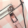 Puzzle Leather Satchel Pink - Bag Religion