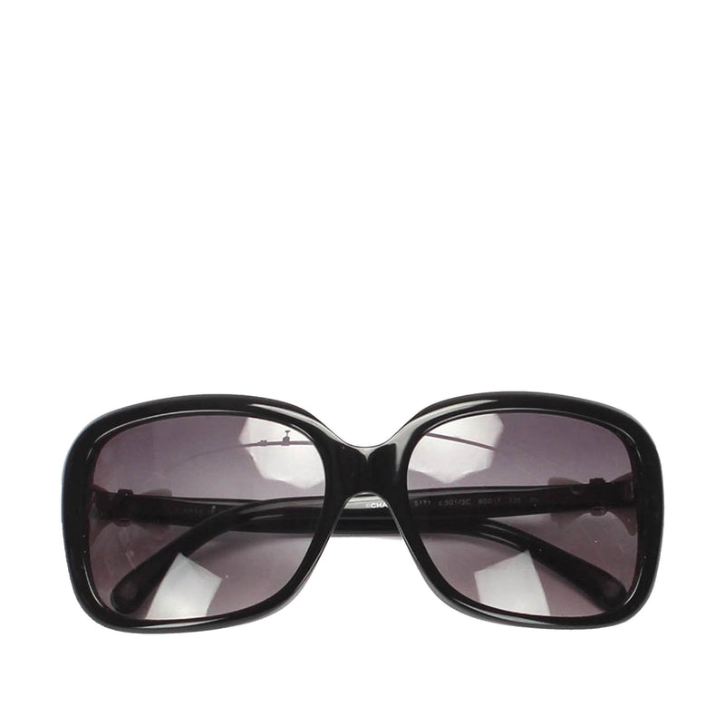 CC Bow Square Tinted Sunglasses Black - Bag Religion