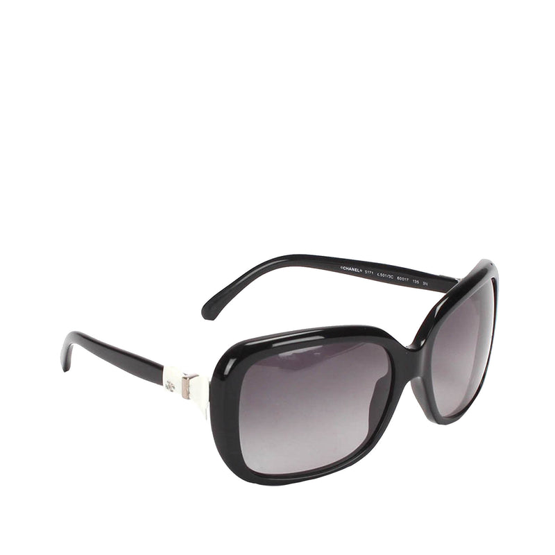 CC Bow Square Tinted Sunglasses Black - Bag Religion