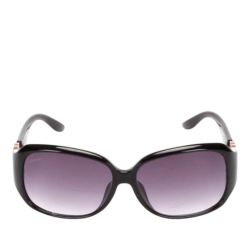 Interlocking G Square Tinted Sunglasses Black - Bag Religion