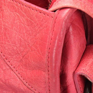 Motocross Classic City Lambskin Leather Satchel Pink - Bag Religion