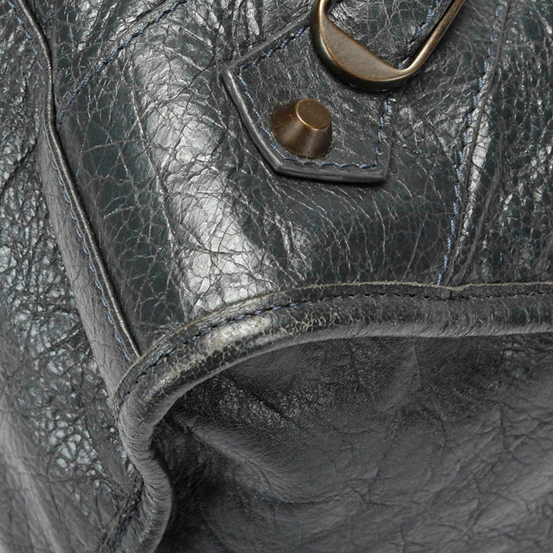 Balenciaga Classic City Bag Medium Black in Lambskin Leather with