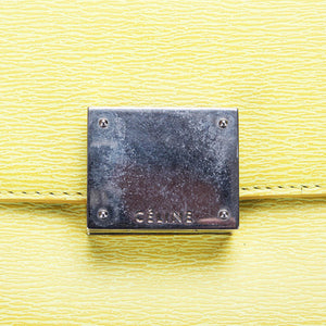 Trapeze Leather Satchel Yellow - Bag Religion