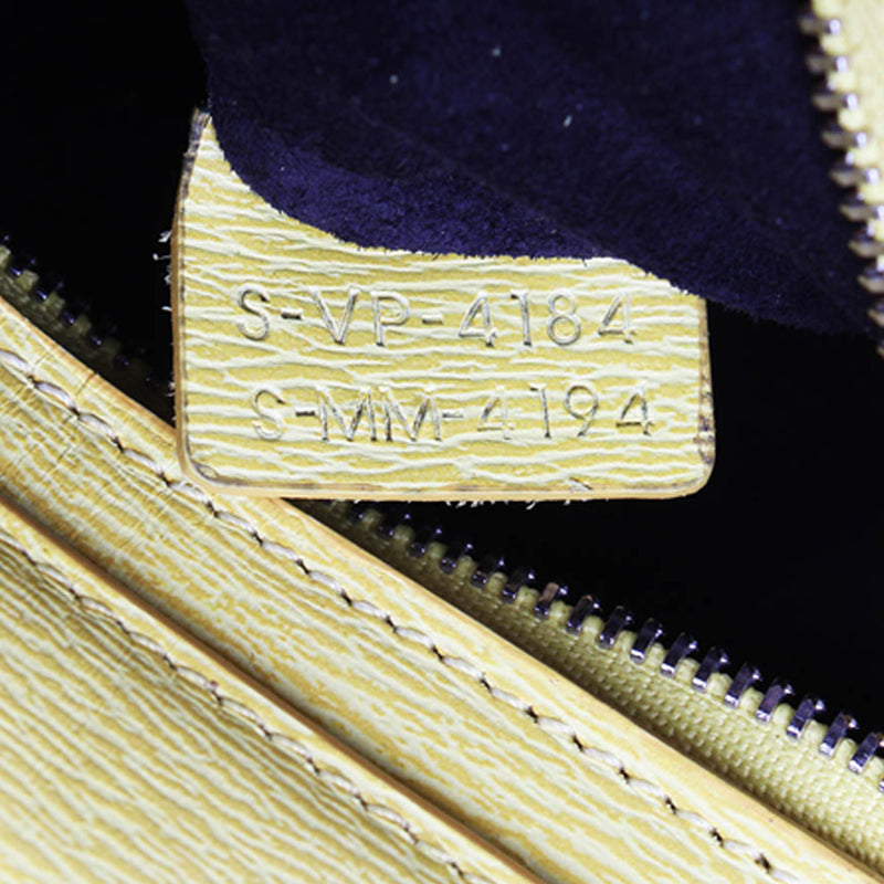 Trapeze Leather Satchel Yellow - Bag Religion