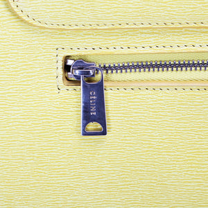 Trapeze Leather Satchel Yellow - Bag Religion