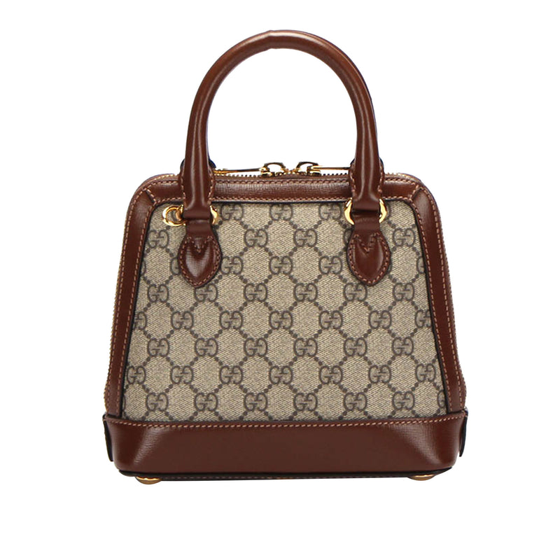 GG Supreme Horsebit Satchel Brown - Bag Religion