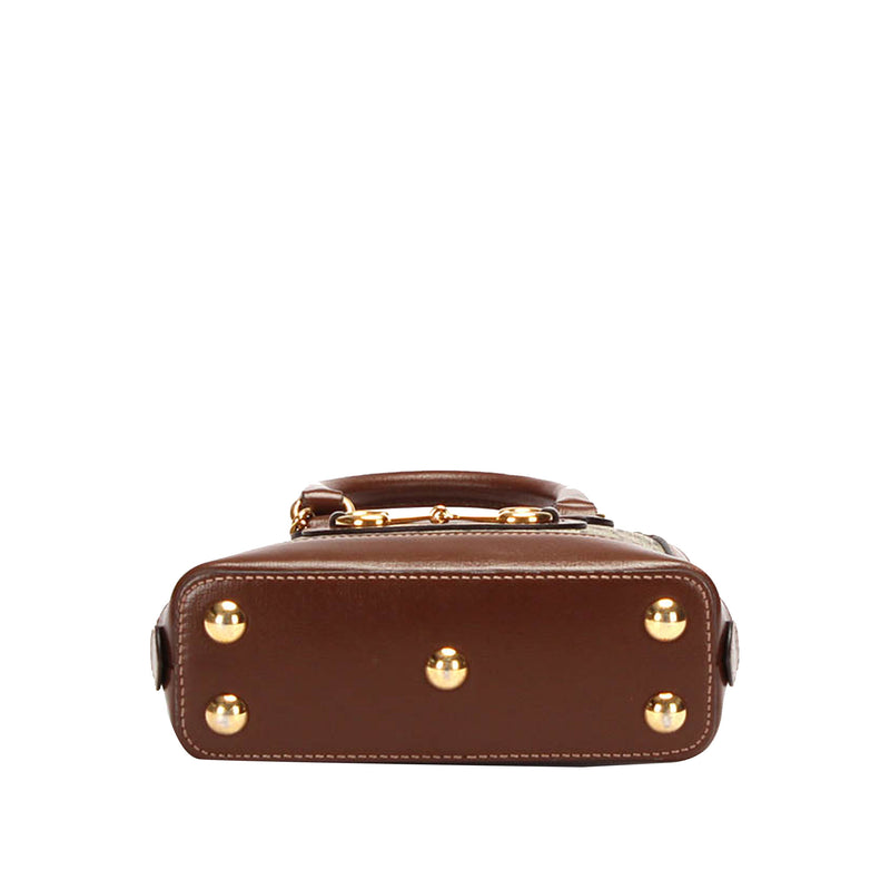 GG Supreme Horsebit Satchel Brown - Bag Religion