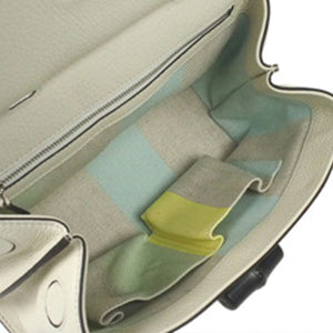 Bamboo Daily Leather Satchel White - Bag Religion