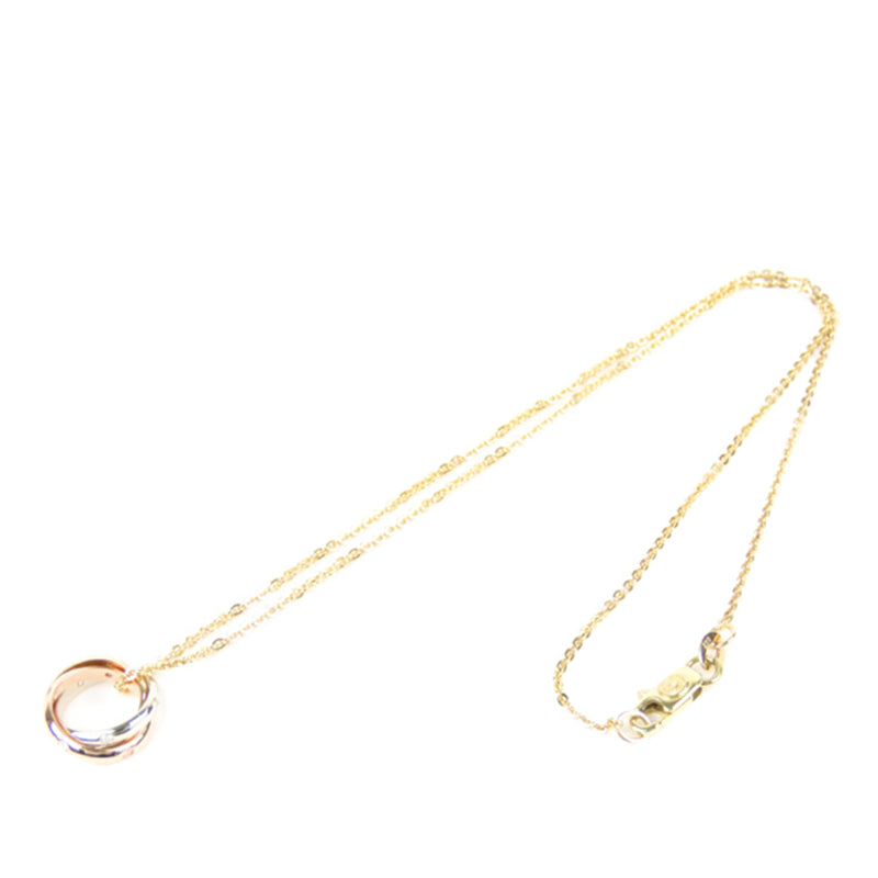 Diamond Trinity Necklace Gold