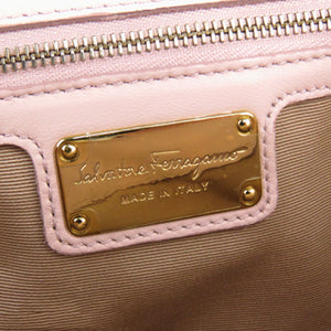 Ferragamo Vara Bow Leather Crossbody Bag Pink