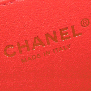 Vanity Case Red Caviar Leather CC Filigree
