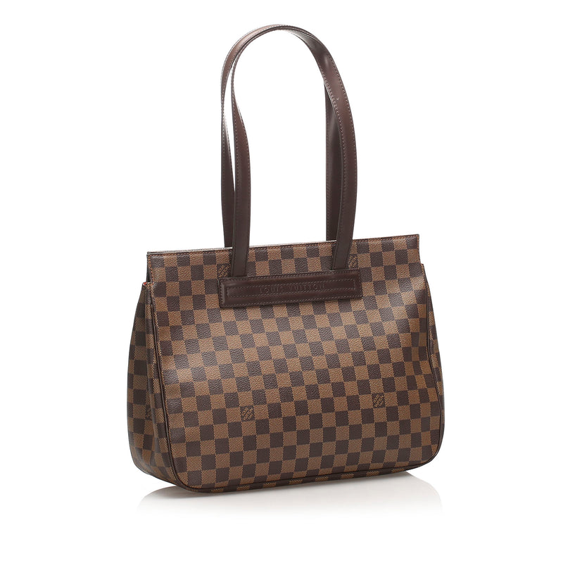 LOUIS VUITTON Damier Ebene Parioli PM Tote Bag N51123 LV Auth bs2707