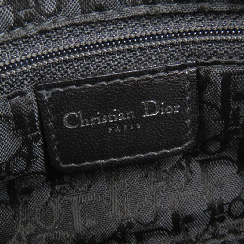 Cannage Lady Dior East West Leather Handbag Black - Bag Religion