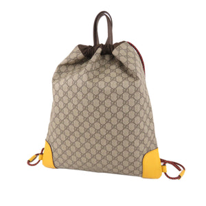 GG Supreme Drawstring Backpack Brown - Bag Religion