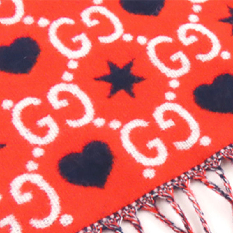 GG Wool Scarf Red - Bag Religion