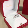 Love Solitaire 18K White Gold Diamond .25ct Ring 51mm