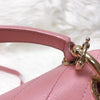 Calfskin Chevron Chic Top Handle Bag Small