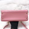 Calfskin Chevron Chic Top Handle Bag Small