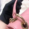 Calfskin Chevron Chic Top Handle Bag Small