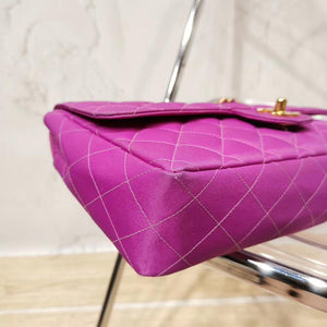Vintage Canvas Classic Flap Magenta
