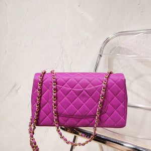 Vintage Canvas Classic Flap Magenta