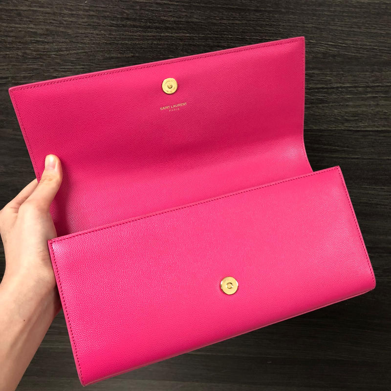 Classic Monogram Cassandre Clutch Hot Pink