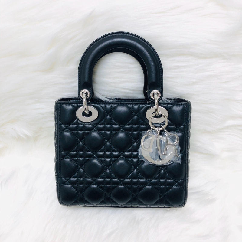 Cannage Lambskin Lucky Badges My Lady Dior Black