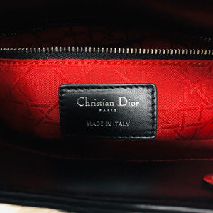 Cannage Lambskin Lucky Badges My Lady Dior Black