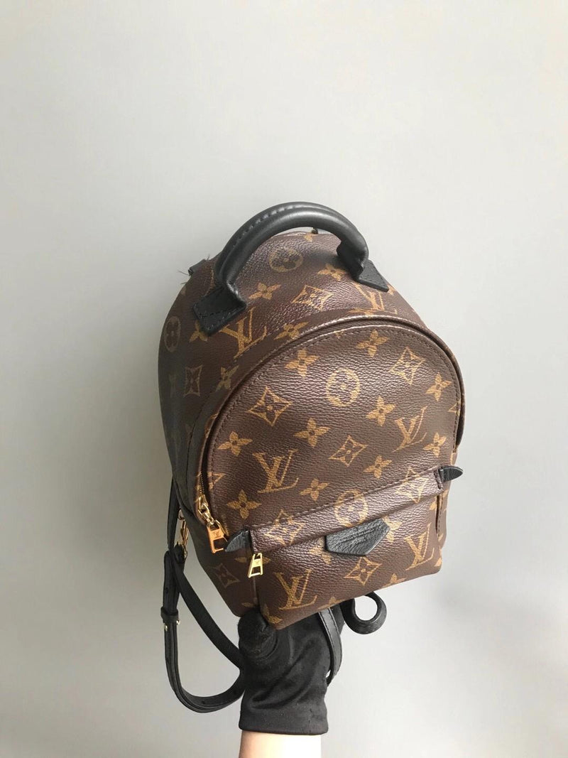 Palm Springs Monogram Mini Canvas Backpack