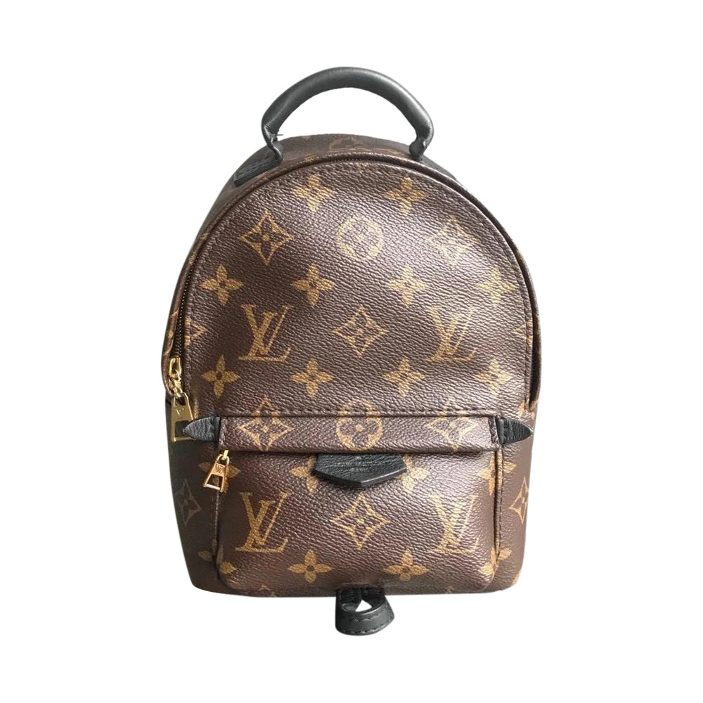 Palm Springs Monogram Mini Canvas Backpack