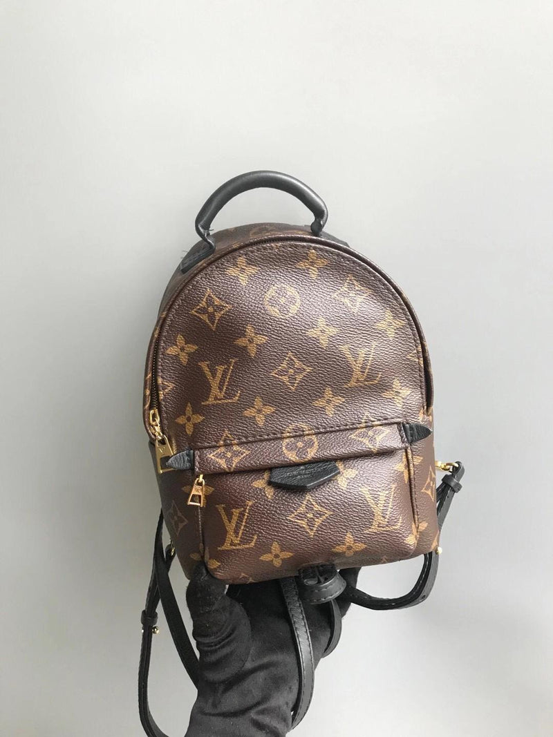 Palm Springs Monogram Mini Canvas Backpack