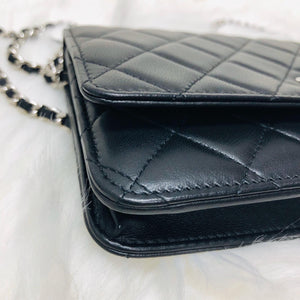 WOC Quilted Lambskin Leather with Burgundy Interior