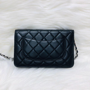 WOC Quilted Lambskin Leather with Burgundy Interior