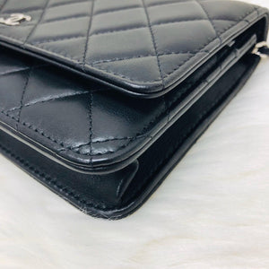 WOC Quilted Lambskin Leather with Burgundy Interior