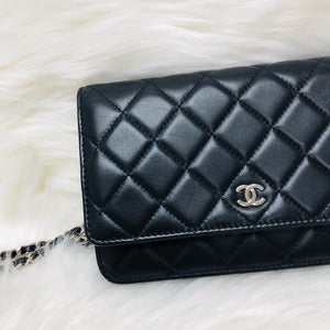 WOC Quilted Lambskin Leather with Burgundy Interior