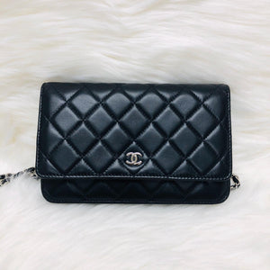 WOC Quilted Lambskin Leather with Burgundy Interior
