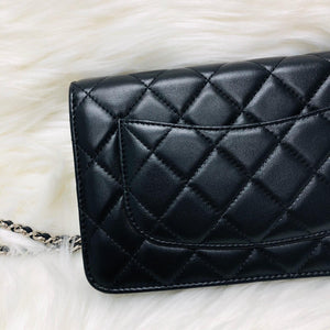 WOC Quilted Lambskin Leather with Burgundy Interior